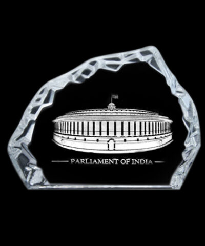 3D Engraved Crystal Award (Iceberg Shape)